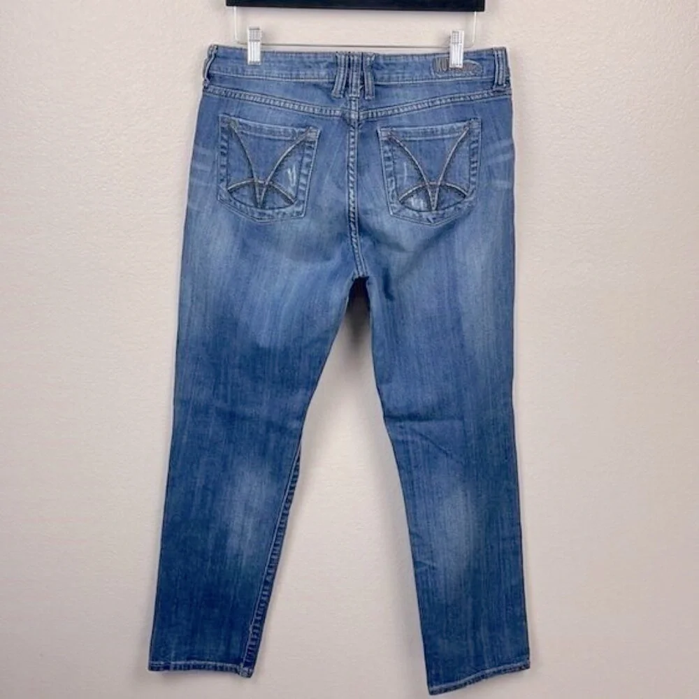 Kut from the Kloth Stevie Jeans Straight Leg Mid-Rise Denim 10 - Picture 4 of 11